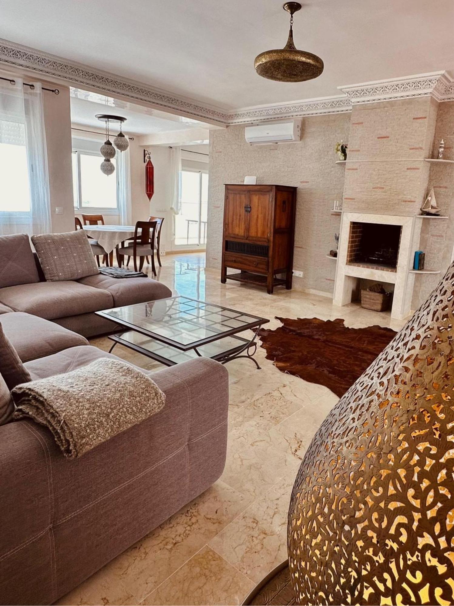 Asilah Vip - Haut Standing - Vue Mer - Piscines - Plage A 5 Minute - Garage Privee - Acces Pmr Esterno foto