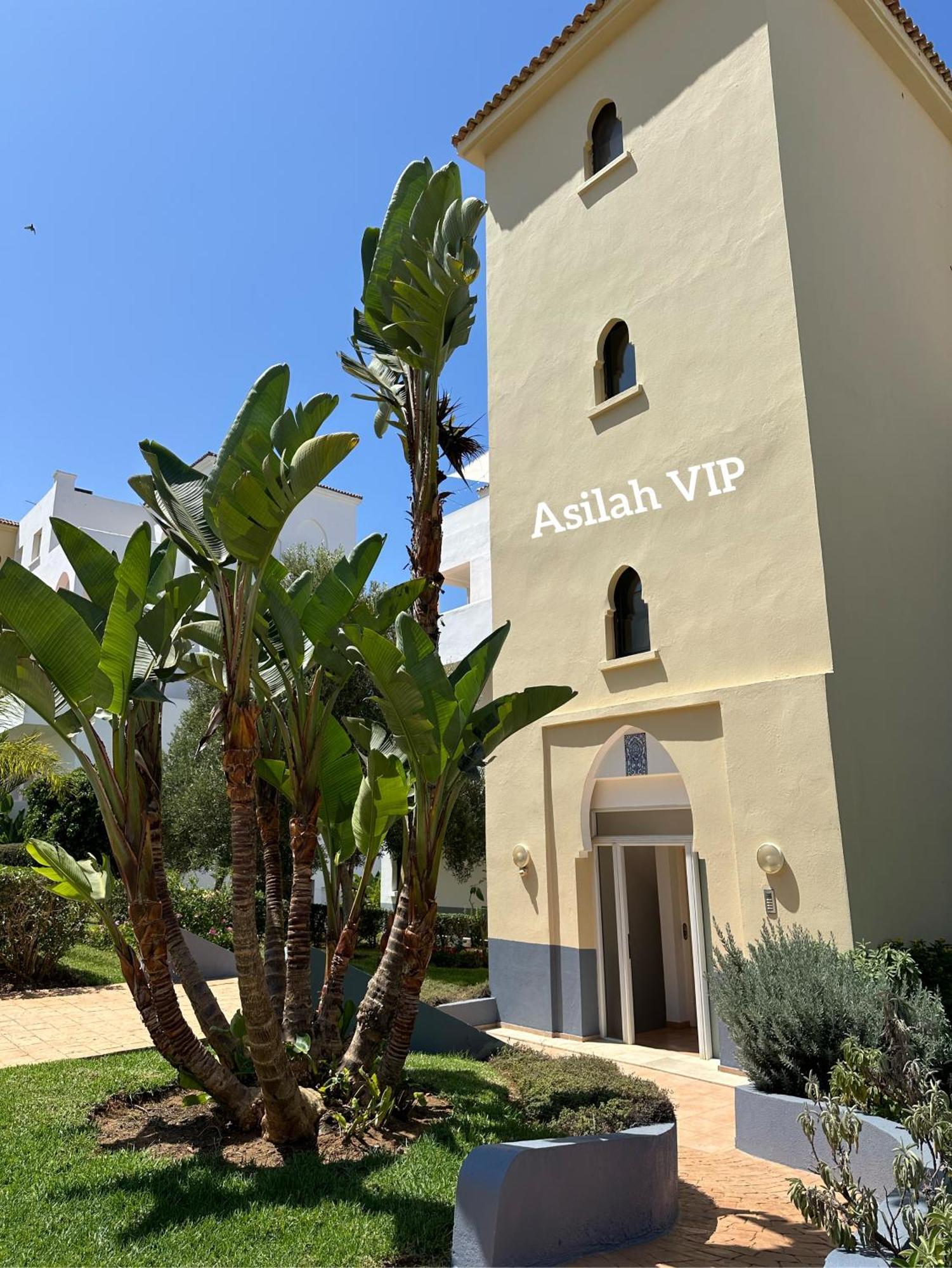 Asilah Vip - Haut Standing - Vue Mer - Piscines - Plage A 5 Minute - Garage Privee - Acces Pmr Esterno foto